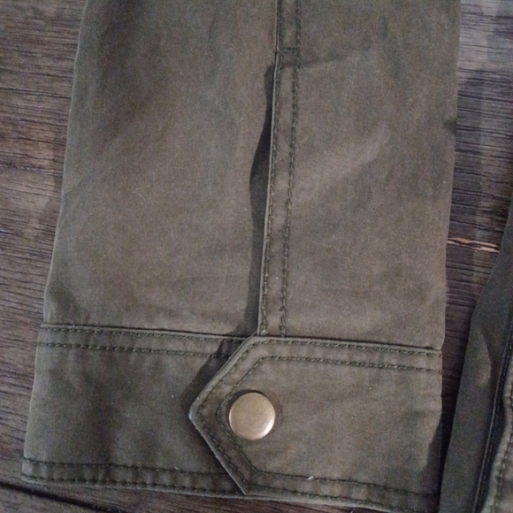 Banana Republic heritage Women's Field Safary Jacket Green Adventure size S - Picture 3 of 15